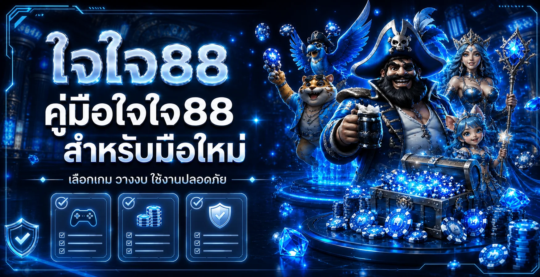 ใจใจ88 คู่มือมือใหม่ เลือกเกม วางงบ และใช้งานปลอดภัย